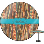 Tribal Ribbons Round Table (Personalized)