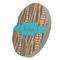 Tribal Ribbons Sandstone Car Coaster - STANDING ANGLE