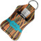 Tribal Ribbons Sanitizer Holder Keychain - Small in Case