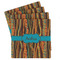 Tribal Ribbons Set of 4 Sandstone Coasters - Front View