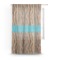 Tribal Ribbons Sheer Curtain With Window and Rod