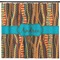 Tribal Ribbons Shower Curtain (Personalized) (Non-Approval)
