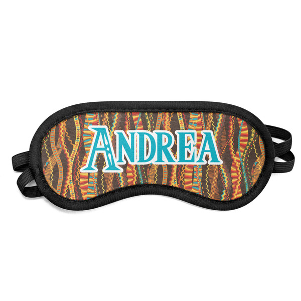 Custom Tribal Ribbons Sleeping Eye Mask (Personalized)