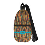 Tribal Ribbons Sling Bag (Personalized)