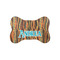 Tribal Ribbons Bone Shaped Dog Food Mat (Small) (Personalized)