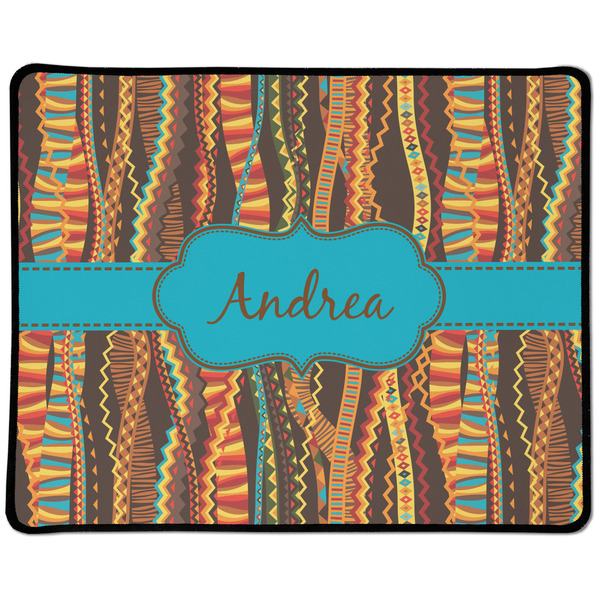 Custom Tribal Ribbons Large Gaming Mouse Pad - 12.5" x 10" (Personalized)