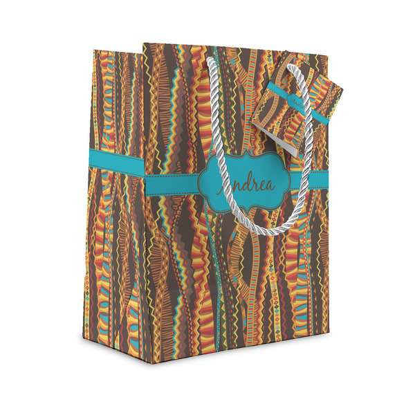 Custom Tribal Ribbons Gift Bag (Personalized)