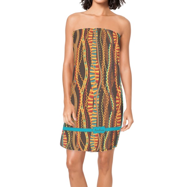 Custom Tribal Ribbons Spa / Bath Wrap (Personalized)