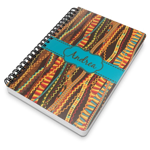 Tribal Ribbons Spiral Journal 7 x 10 - Main