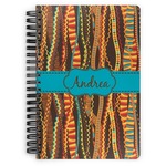 Tribal Ribbons Spiral Notebook (Personalized)