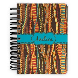 Tribal Ribbons Spiral Notebook - 5x7 w/ Name or Text