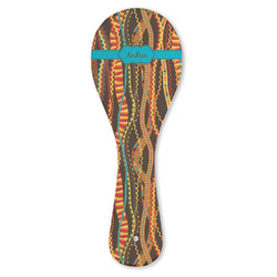 Tribal Ribbons Ceramic Spoon Rest (Personalized)