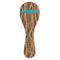Tribal Ribbons Ceramic Spoon Rest (Personalized)