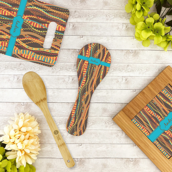 Tribal Ribbons Spoon Rest Trivet - LIFESTYLE