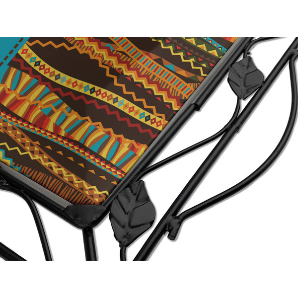 Tribal Ribbons Square Trivet - Detail