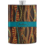 Tribal Ribbons Stainless Steel Flask (Personalized)