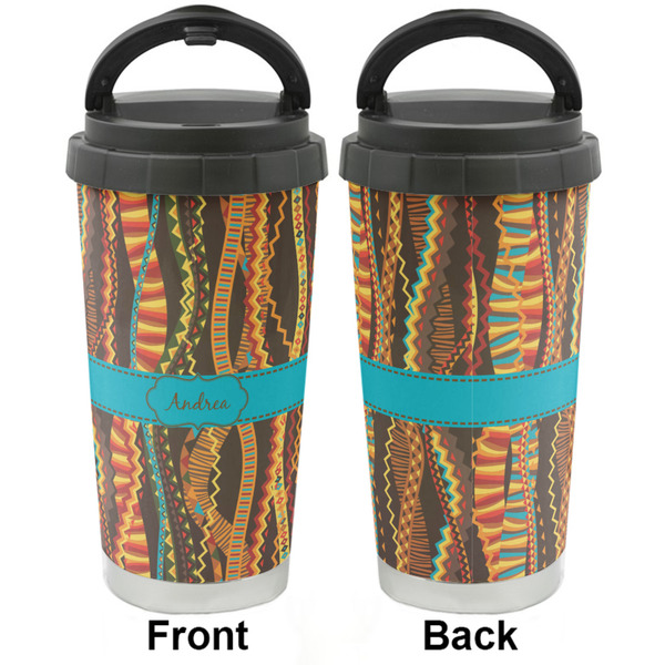 Tribal Ribbons Stainless Steel Travel Cup - Apvl