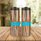 Tribal Ribbons Stainless Steel Tumbler - Lifestyle