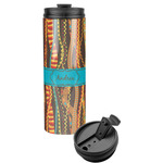 Tribal Ribbons Stainless Steel Skinny Tumbler (Personalized)