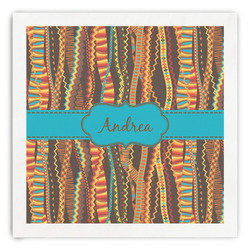 Tribal Ribbons Paper Dinner Napkins (Personalized)