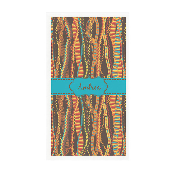 Custom Tribal Ribbons Guest Paper Towels - Full Color - Standard (Personalized)