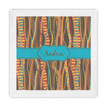 Tribal Ribbons Decorative Paper Napkins (Personalized)