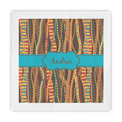Tribal Ribbons Standard Decorative Napkins (Personalized)