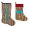 Tribal Ribbons Stockings - Side by Side compare