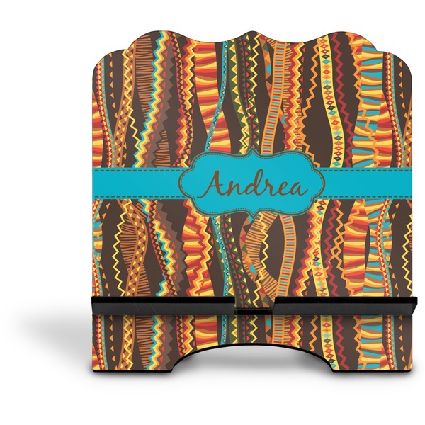 Tribal Ribbons Stylized Tablet Stand - Front without iPad