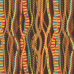 Tribal Ribbons Fabric by the Yard