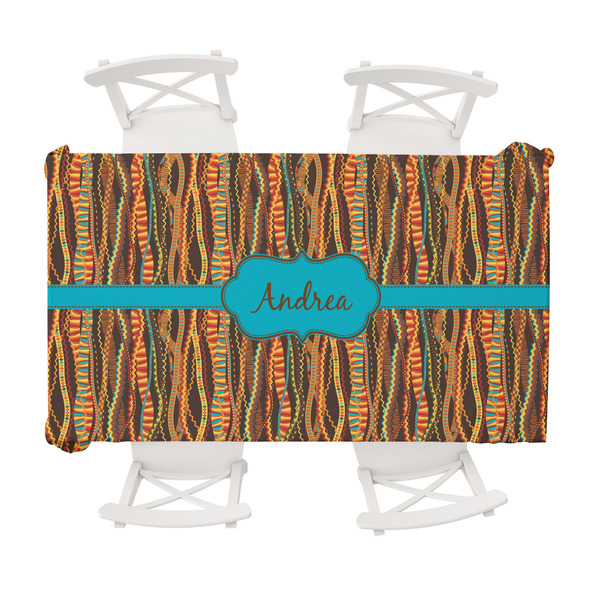 Custom Tribal Ribbons Tablecloth - 58"x102" (Personalized)