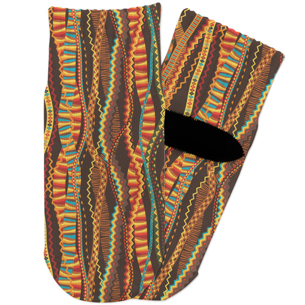 Custom Tribal Ribbons Toddler Ankle Socks