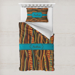 Tribal Ribbons Toddler Bedding w/ Name or Text
