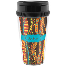 Tribal Ribbons Acrylic Travel Mug without Handle (Personalized)