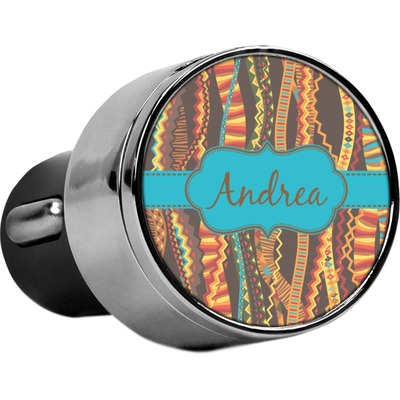 Tribal Ribbons USB Car Charger (Personalized)