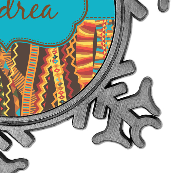 Tribal Ribbons Vintage Snowflake - Detail