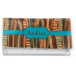 Tribal Ribbons Vinyl Checkbook Cover (Personalized)