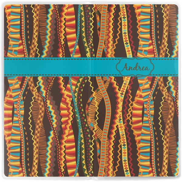 Tribal Ribbons Vinyl Document Wallet - Apvl