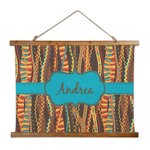 Tribal Ribbons Wall Hanging Tapestry - Wide (Personalized)