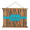 Tribal Ribbons Wall Hanging Tapestry - Wide (Personalized)