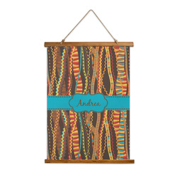 Tribal Ribbons Wall Hanging Tapestry - Tall (Personalized)