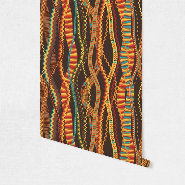 Tribal Ribbons Wallpaper on Wall