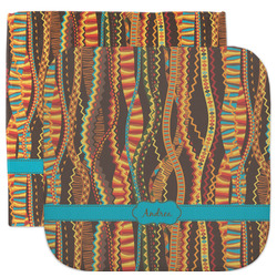 Tribal Ribbons Facecloth / Wash Cloth (Personalized)