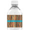 Tribal Ribbons Water Bottle Label - Back View