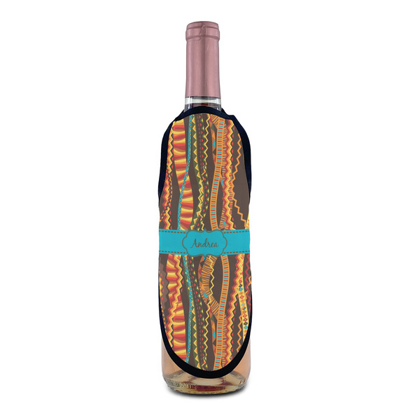 Tribal Ribbons Wine Bottle Apron - IN CONTEXT