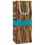 Tribal Ribbons Wine Gift Bags (Personalized)