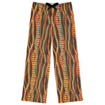Tribal Ribbons Womens Pajama Pants - XL