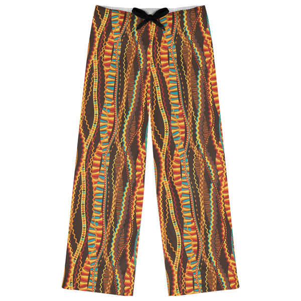 Custom Tribal Ribbons Womens Pajama Pants - XS