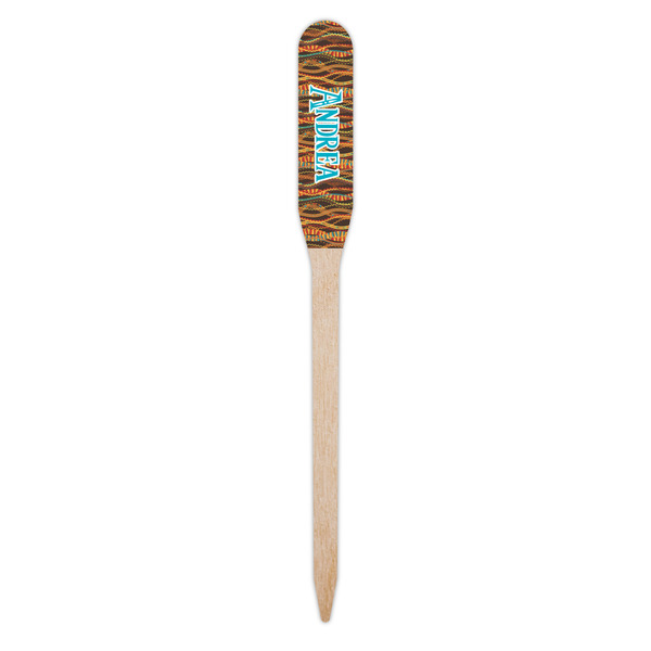 Tribal Ribbons Wooden Food Pick - Paddle - Single Pick