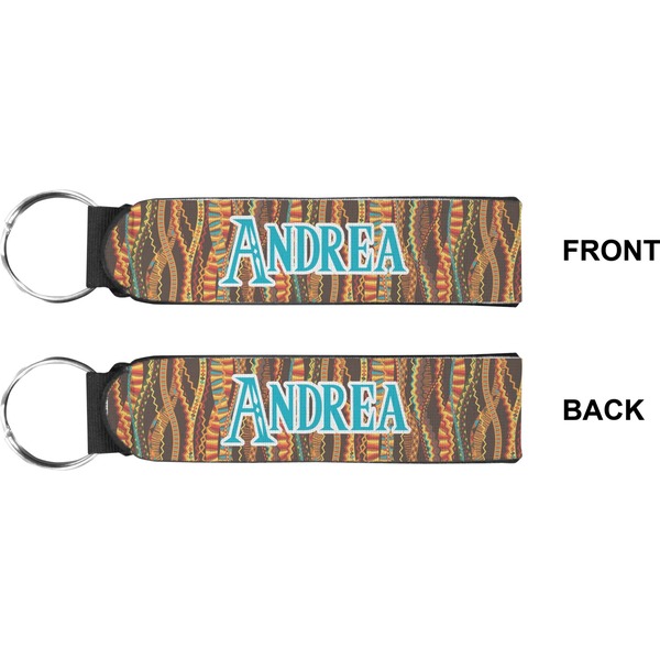 African Ribbons Wristlet (Front + Back)